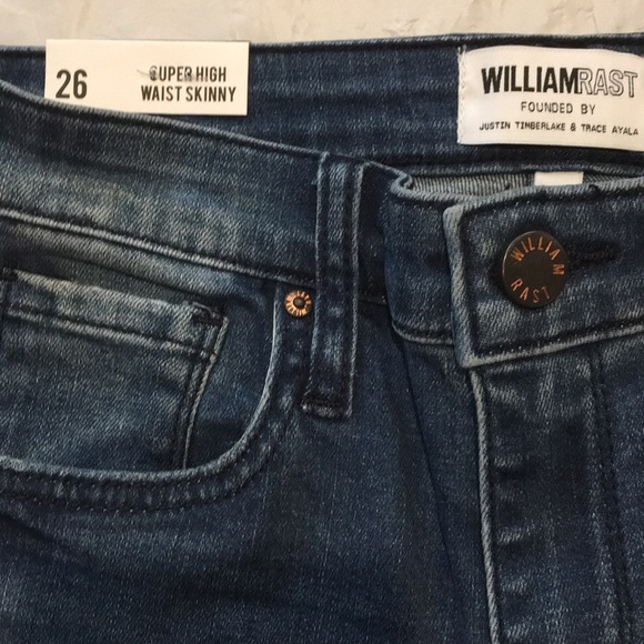 NWT WILLIAM RAST “SUPER HIGH-WAIST SKINNIES!” - Picture 3 of 8